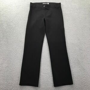 BETABRAND Size MEDIUM Classic Straight Leg Black Dress Pant Yoga Pant